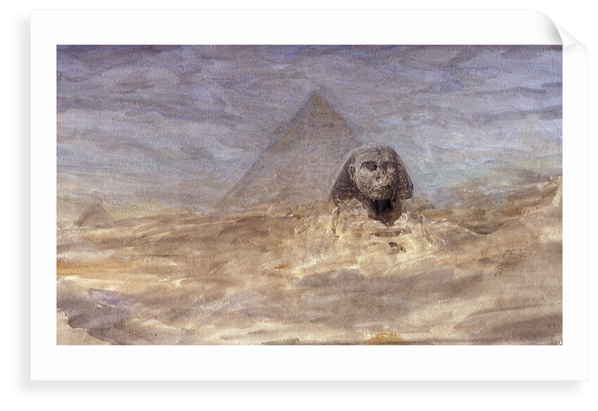 Sphinx by Moonlight by William Lionel Wyllie