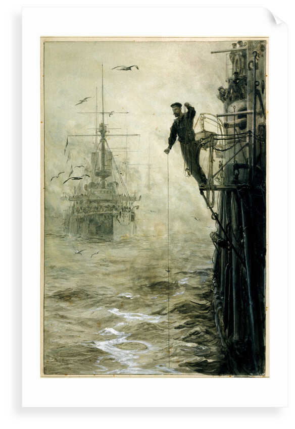 Feeling the way in fog by William Lionel Wyllie