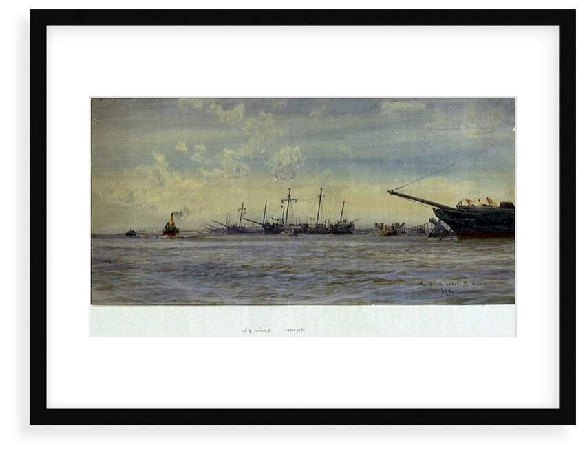 Boom across the Medway by William Lionel Wyllie