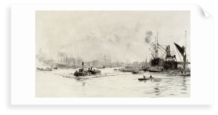London River by William Lionel Wyllie