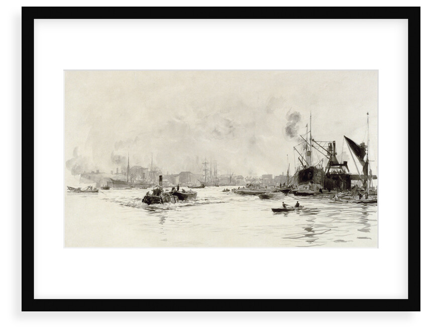 London River by William Lionel Wyllie