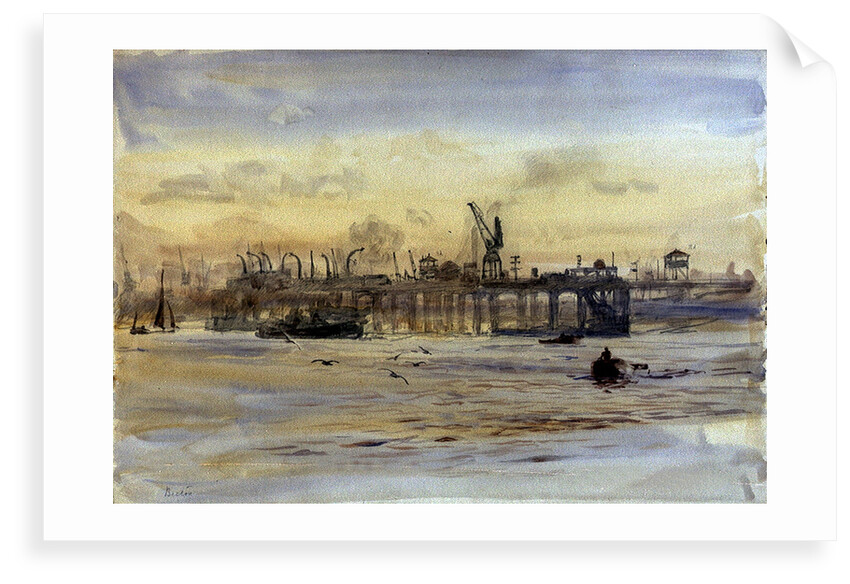 Becton Gasworks by William Lionel Wyllie