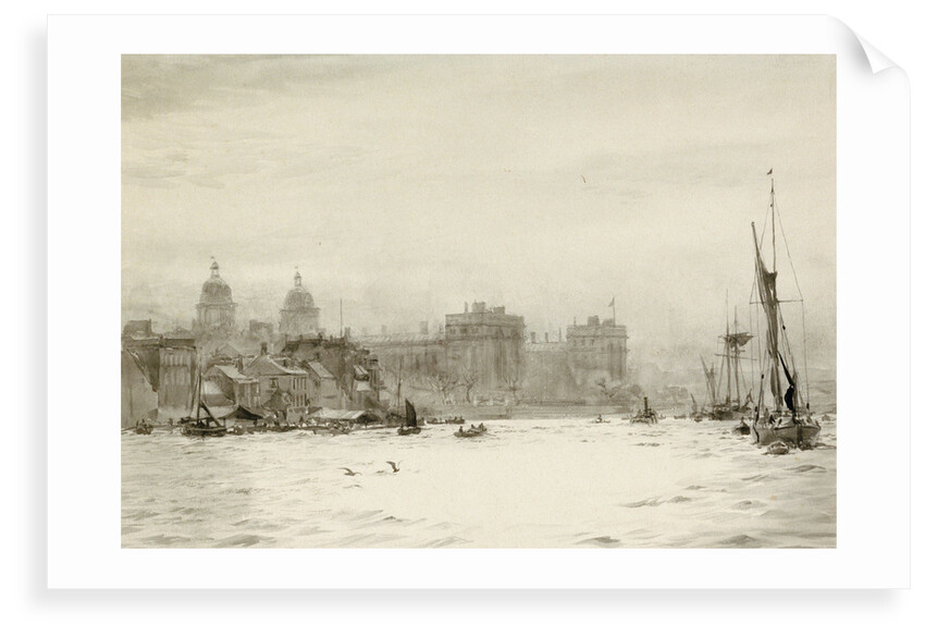 Shipping in Greenwich Reach by William Lionel Wyllie
