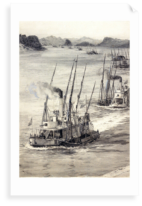 Nile gunboats by William Lionel Wyllie