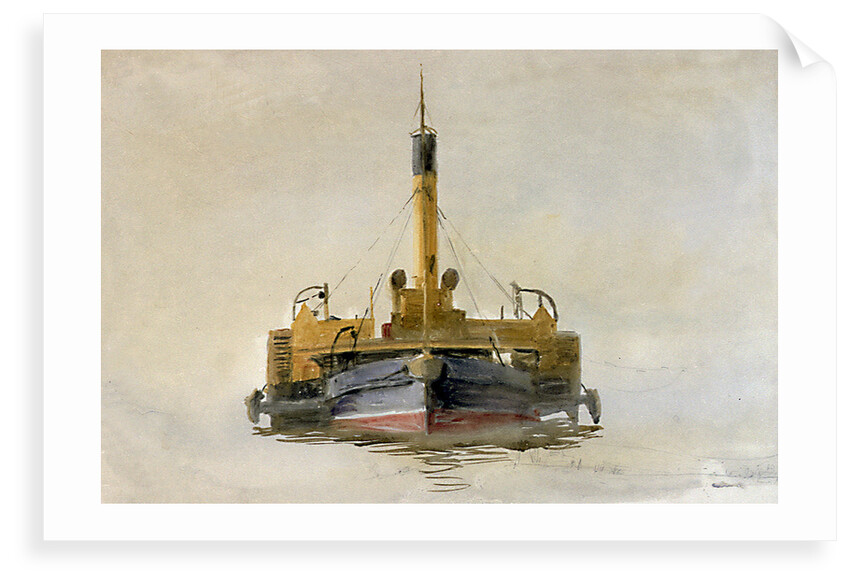 Study of a Portsmouth Harbour Tug by William Lionel Wyllie