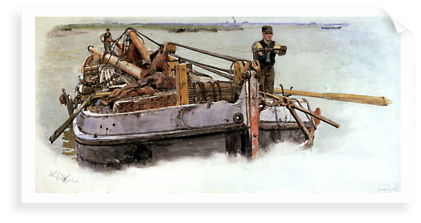 Study for 'Heave Away' by William Lionel Wyllie