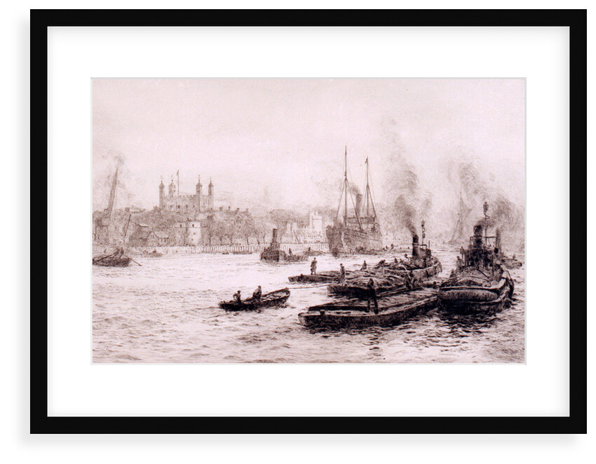 The Tower from Hays Wharf by William Lionel Wyllie