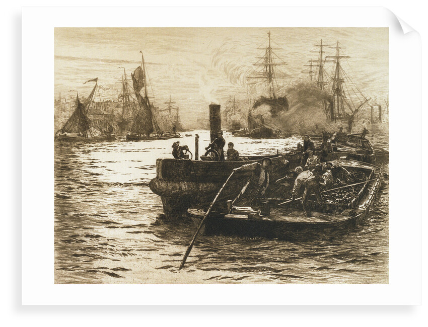 Toil, Glitter, Grime and wealth on a Flowing Tide by William Lionel Wyllie