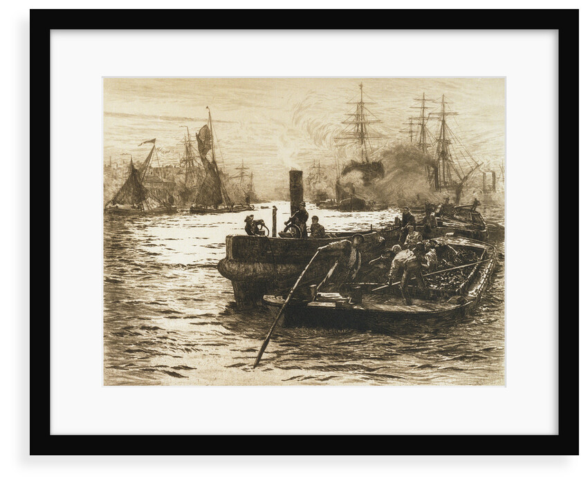 Toil, Glitter, Grime and wealth on a Flowing Tide by William Lionel Wyllie