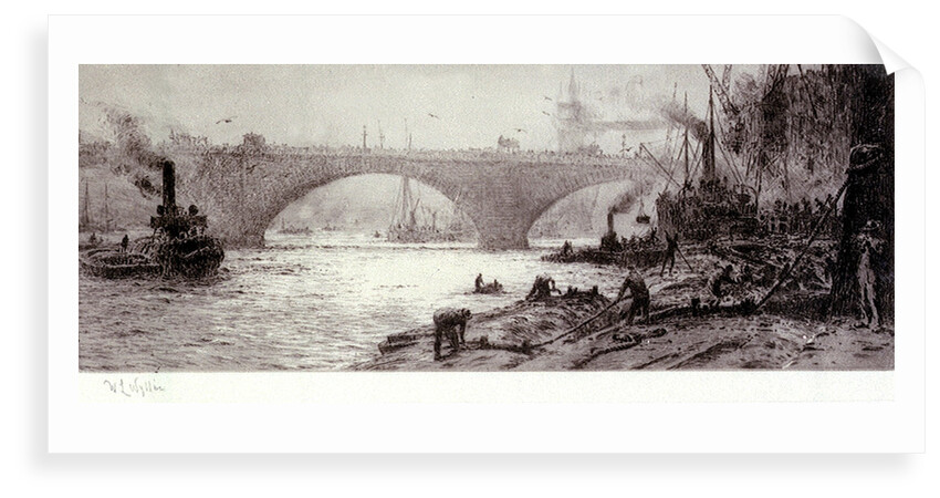 London Bridge, circa 1925 by William Lionel Wyllie