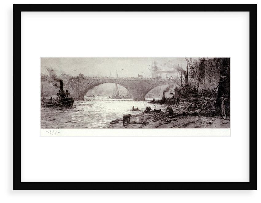 London Bridge, circa 1925 by William Lionel Wyllie