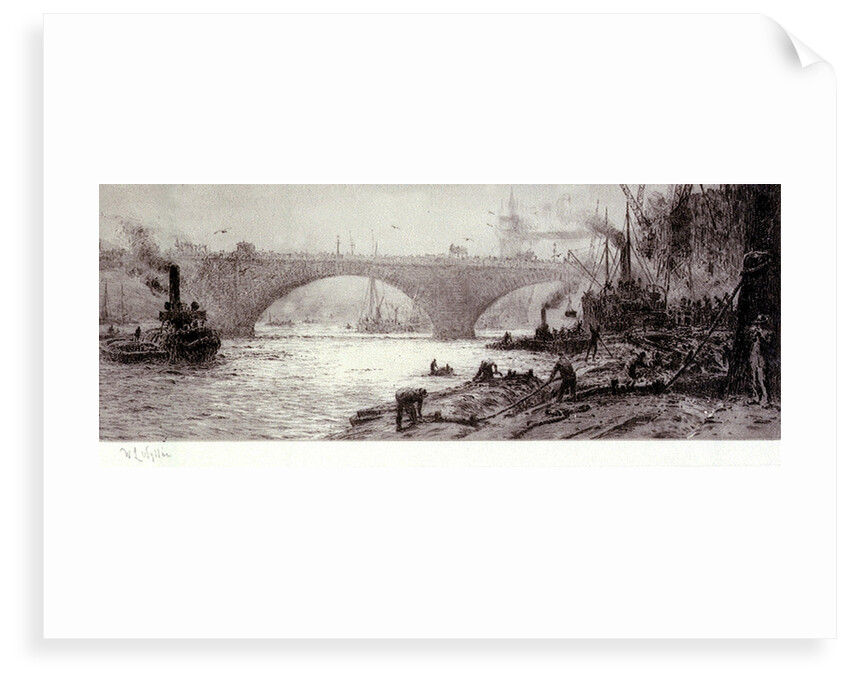 London Bridge, circa 1925 by William Lionel Wyllie
