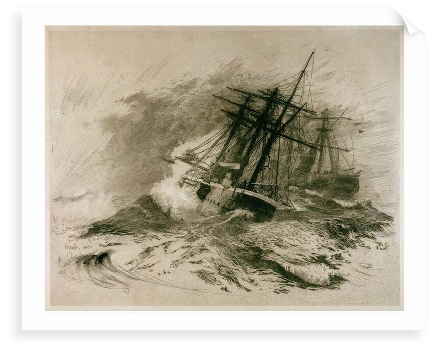 The escape of HMS 'Calliope' by William Lionel Wyllie