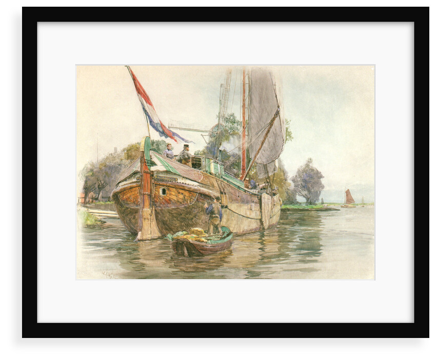 The Dutch Tjalk Cornelis by William Lionel Wyllie
