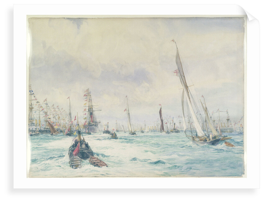 Naval review by William Lionel Wyllie