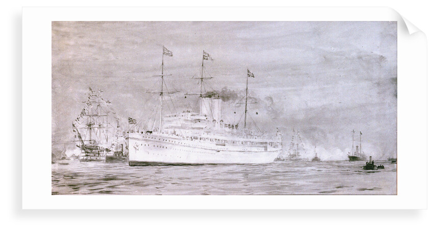 HMS  'Medina' by William Lionel Wyllie