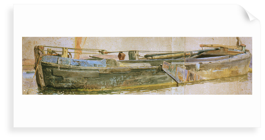 Thames barge by William Lionel Wyllie