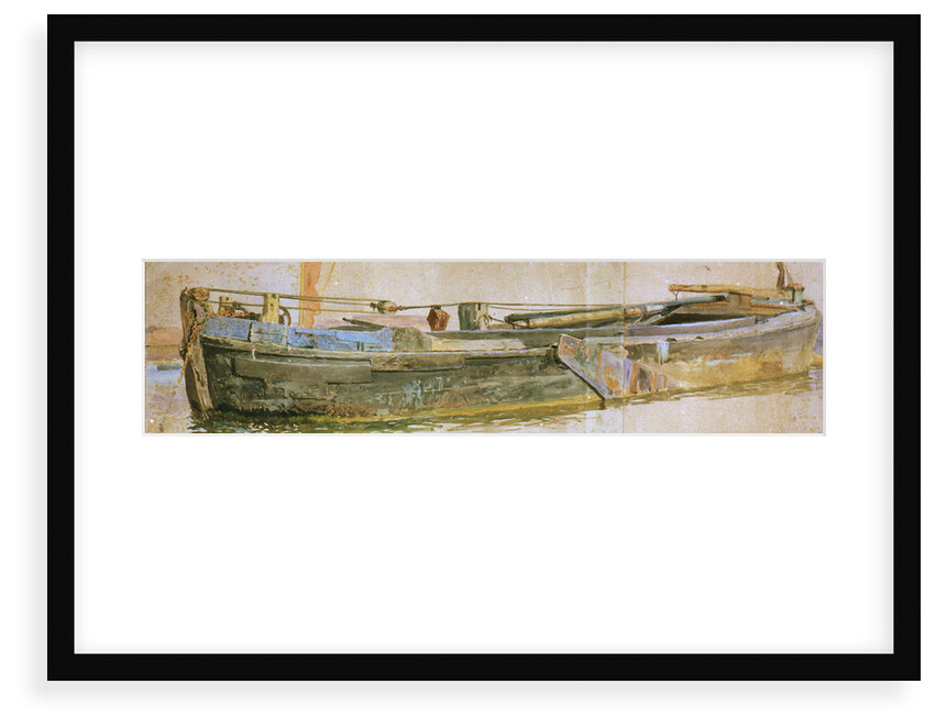 Thames barge by William Lionel Wyllie