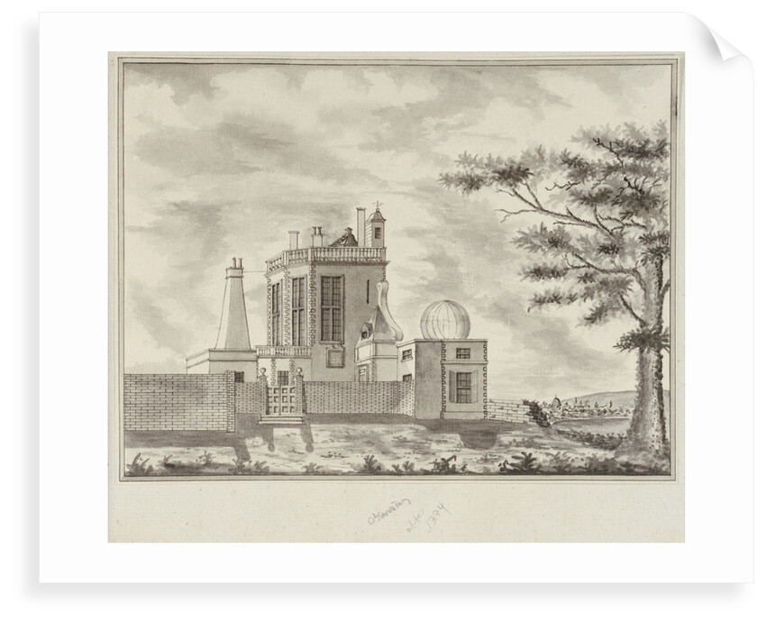 View of the Royal Observatory, Greenwich by John Charnock