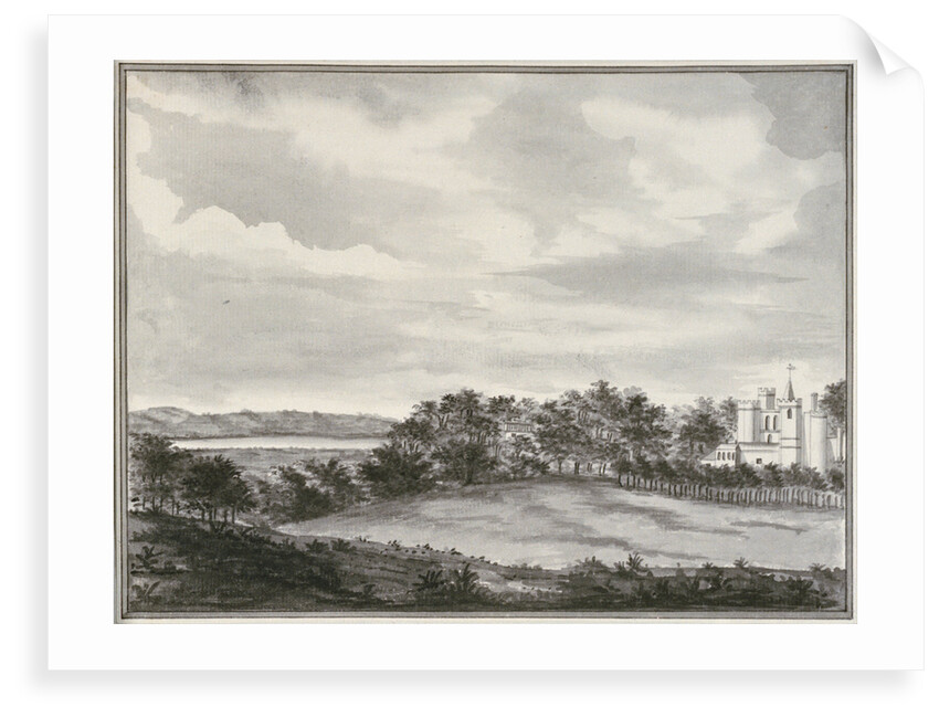 View of Vanbrugh Castle, Greenwich by John Charnock