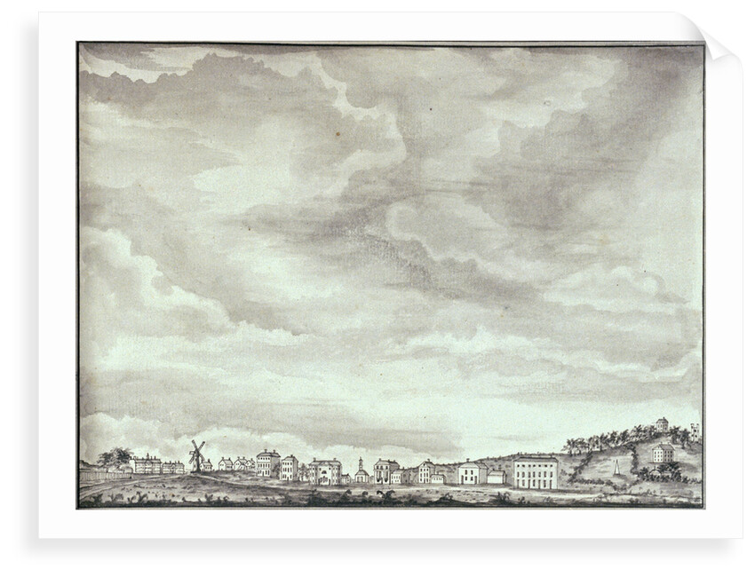 View of Woolwich Common and Sevendroog Tower by John Charnock