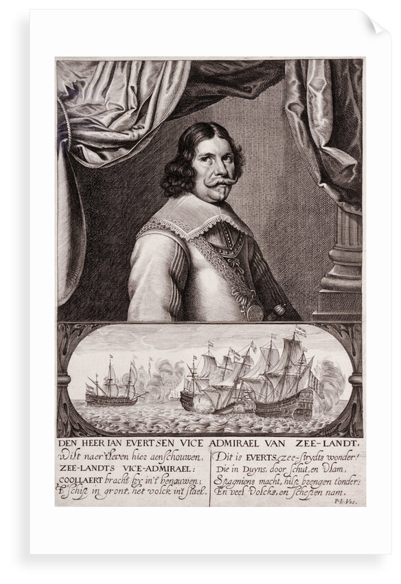 Vice Admiral Jan Evertsen (1600-1666) by P.I. Vos