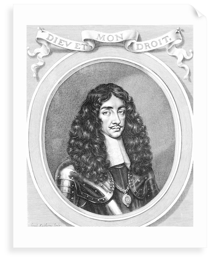 Charles II (1630-1685) by William Faithorne