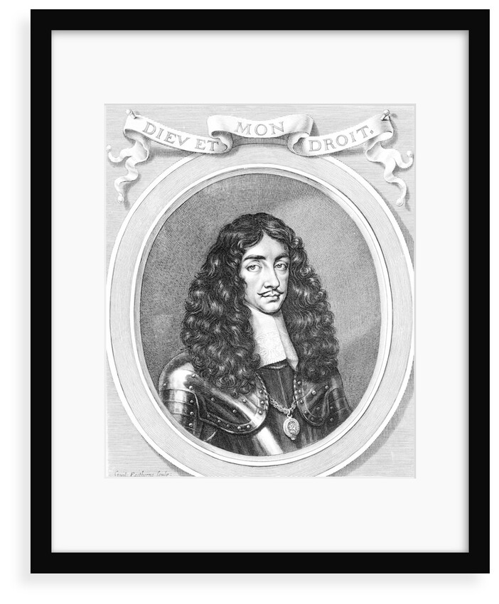 Charles II (1630-1685) by William Faithorne