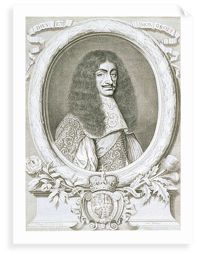 Charles II (1630-1685) by David Loggan