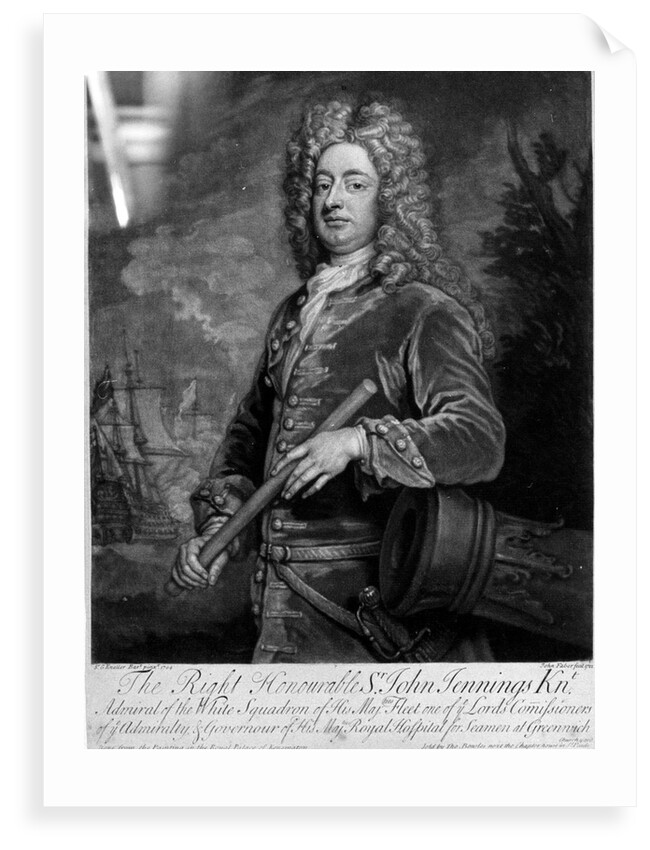 Admiral Sir John Jennings (1664-1743) by Godfrey Kneller