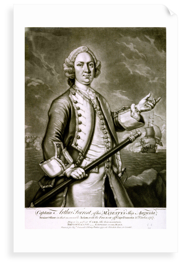 Captain Arthur Forrest, of HMS 'Augusta' by Vandeist