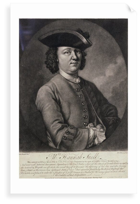 Hannah Snell (1723-1792) by James Wardell