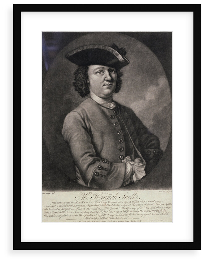 Hannah Snell (1723-1792) by James Wardell