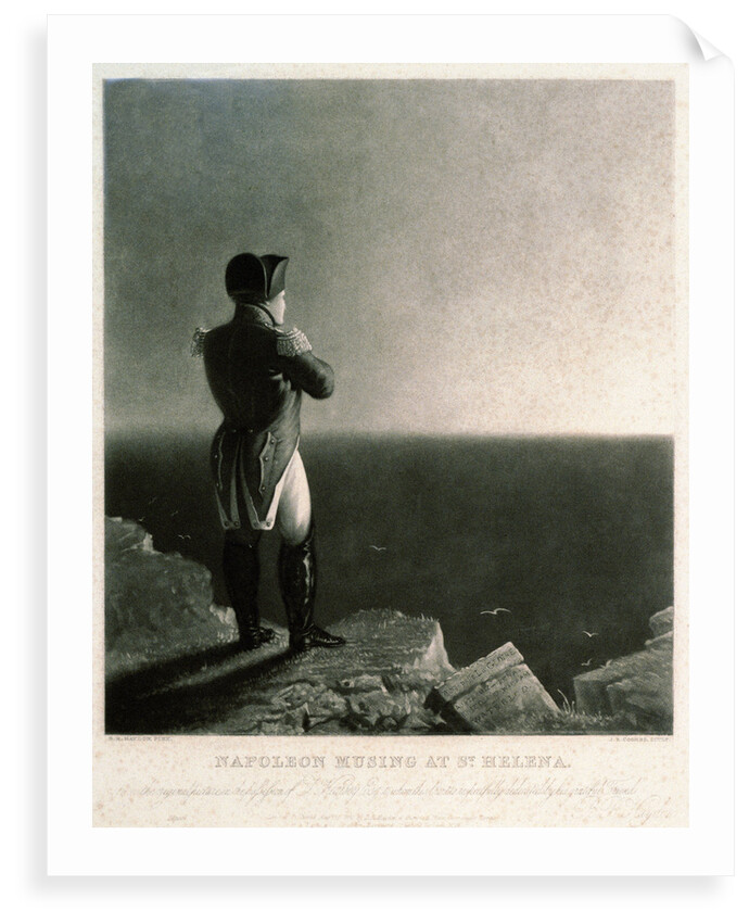 Napoleon musing at St Helena by Benjamin Robert Hayden