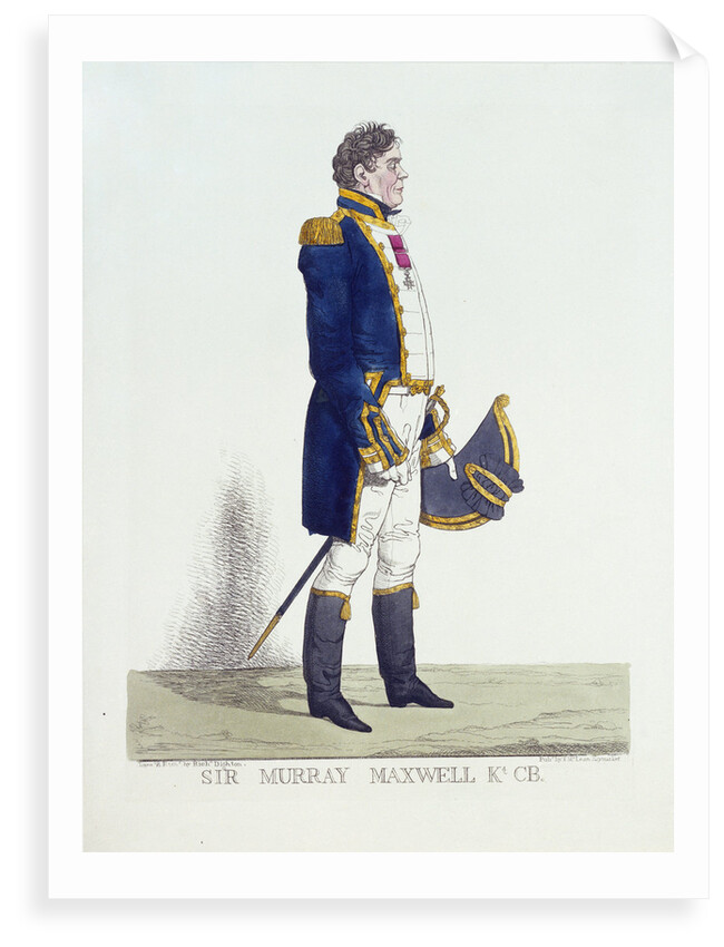 Sir Murray Maxwell Kt CB by Robert Dighton
