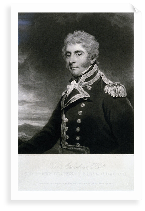 Vice Admiral the Honble Sir Henry Blackwood, Bart K.C.B. & G.C.H by John Hoppner