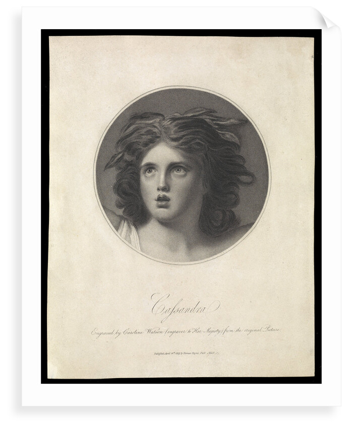 Emma Hamilton as Cassandra by George Romney