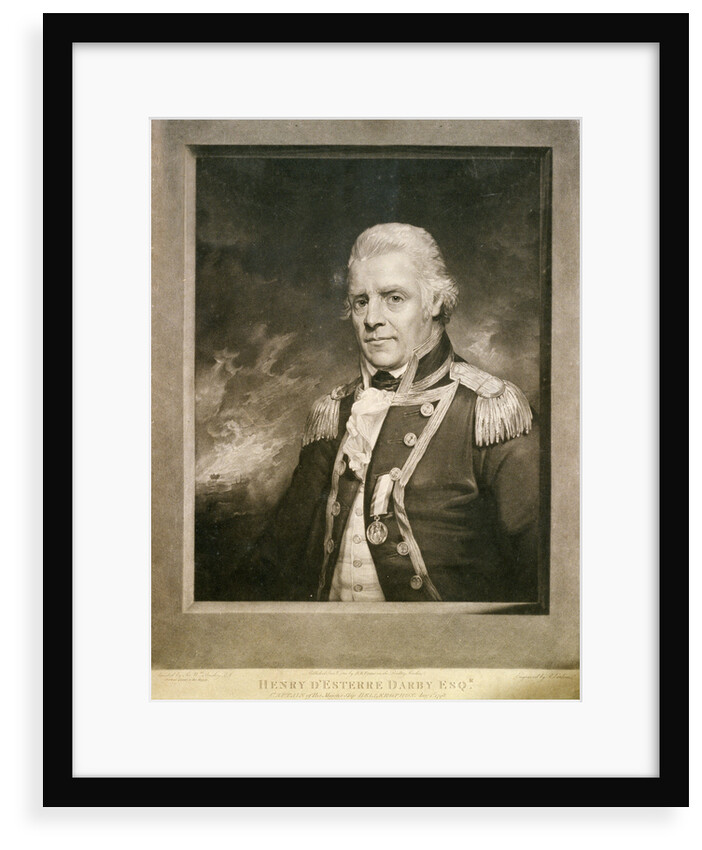 Henry D'Esterre Darby Esqr. Captain of His Majesty's Ship 'Bellerophon' Aug 1st 1798 by William Beechey