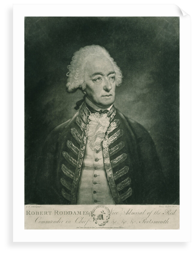 Admiral Robert Roddam (1719-1808) by Lemuel Francis Abbott