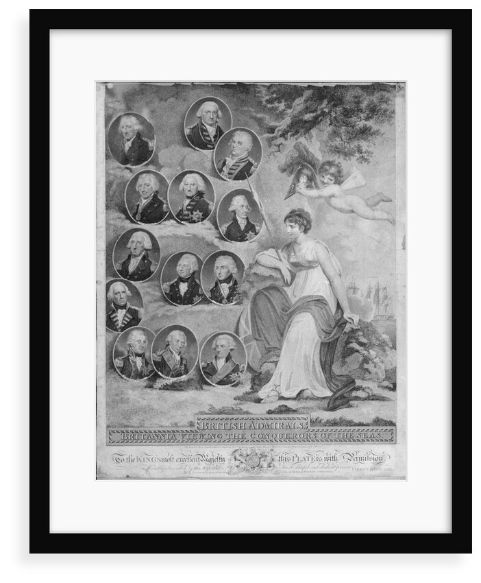 British Admirals Britannia viewing the Conquerors of the Seas by John Hoppner