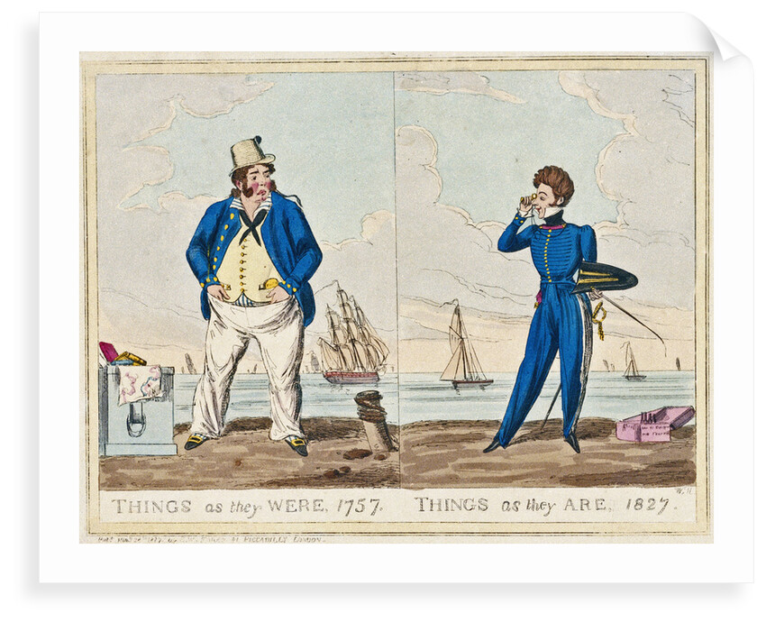 Things as they were, 1757. Things as they are, 1827 by W. H.