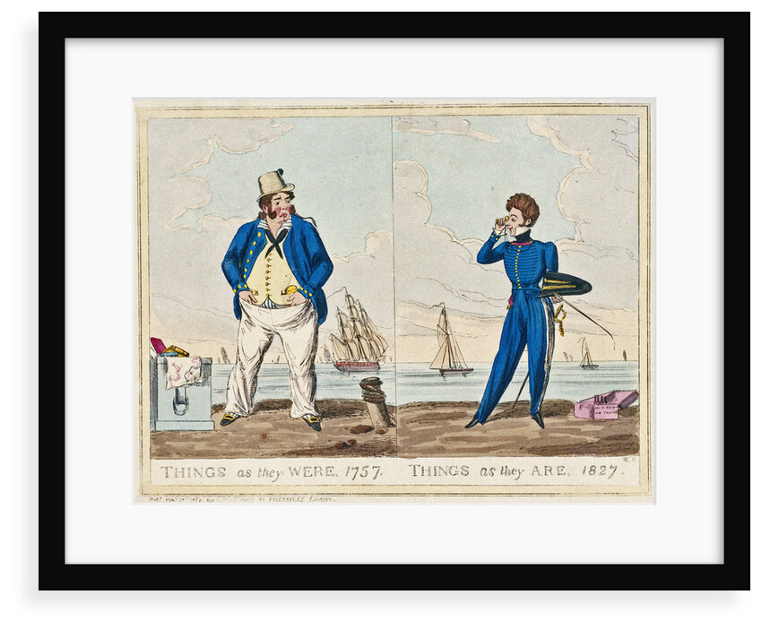 Things as they were, 1757. Things as they are, 1827 by W. H.