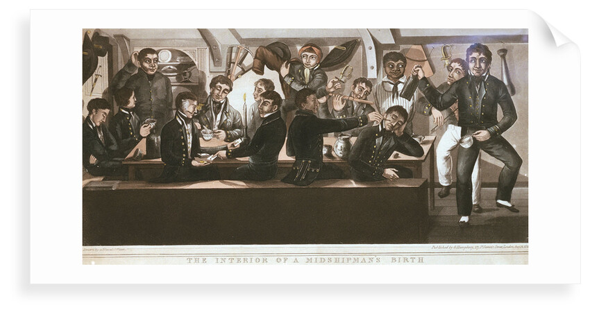 The Interior of a Midshipman's Birth by George Humphrey