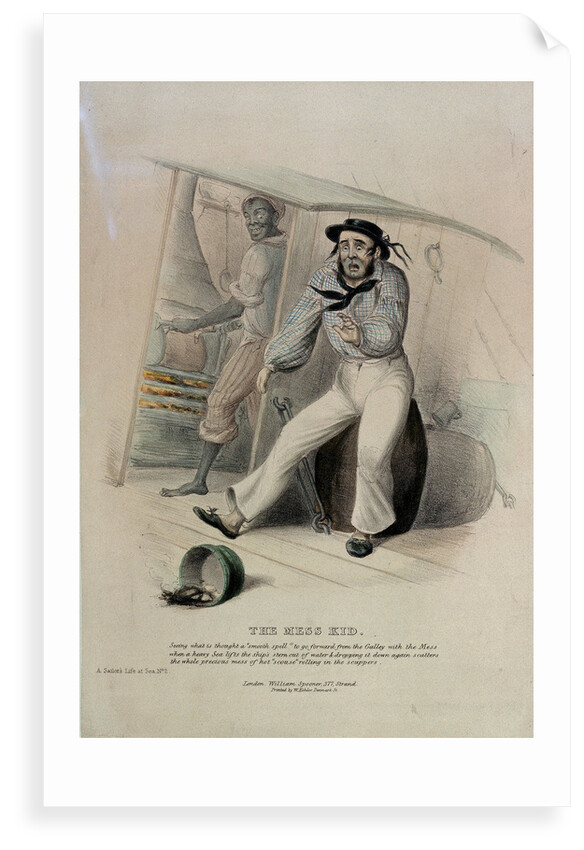 The Mess Kid. A sailor's life at sea. no 2 by W. Kohler