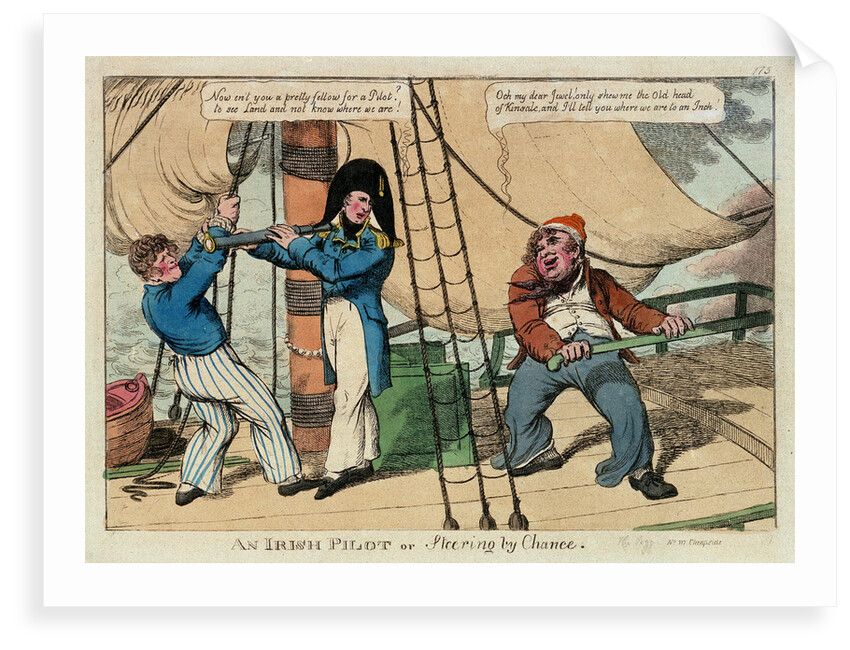An Irish Pilot or Steering by Chance, no 175 by Thomas Tegg