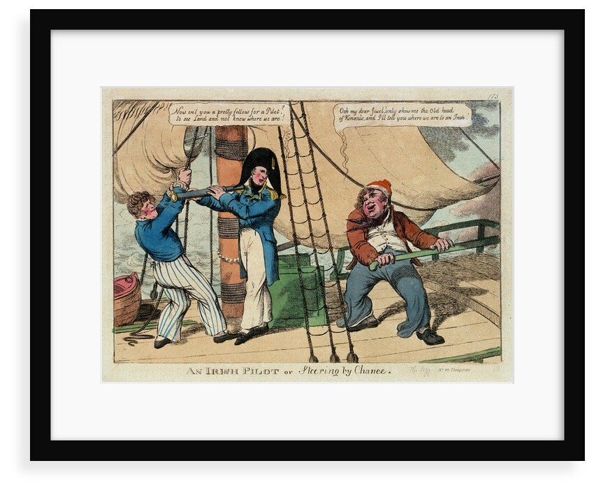 An Irish Pilot or Steering by Chance, no 175 by Thomas Tegg