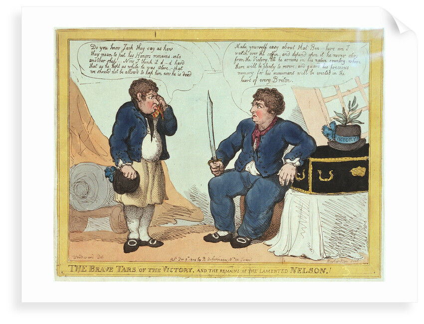The Brave Tars of the Victory, and the Remains of the Lamented Nelson by George M. Woodward
