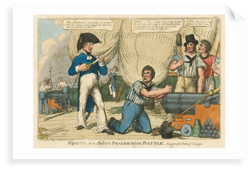 Equity or a sailor's prayer before Battle by Thomas Tegg