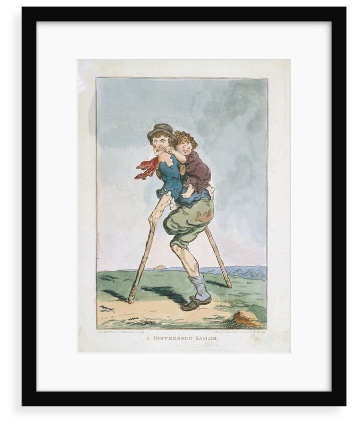 A distressed sailor by S.W. Fores