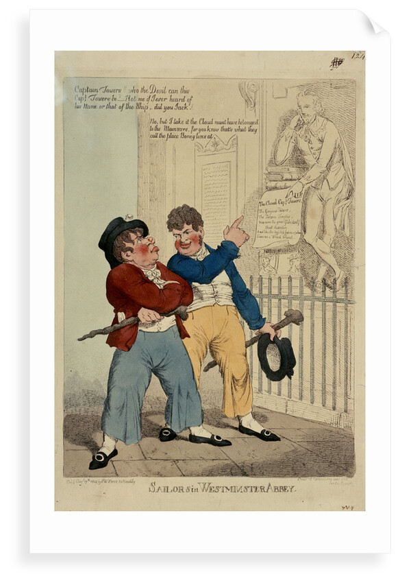 Sailors in Westminster Abbey by S.W. Fores